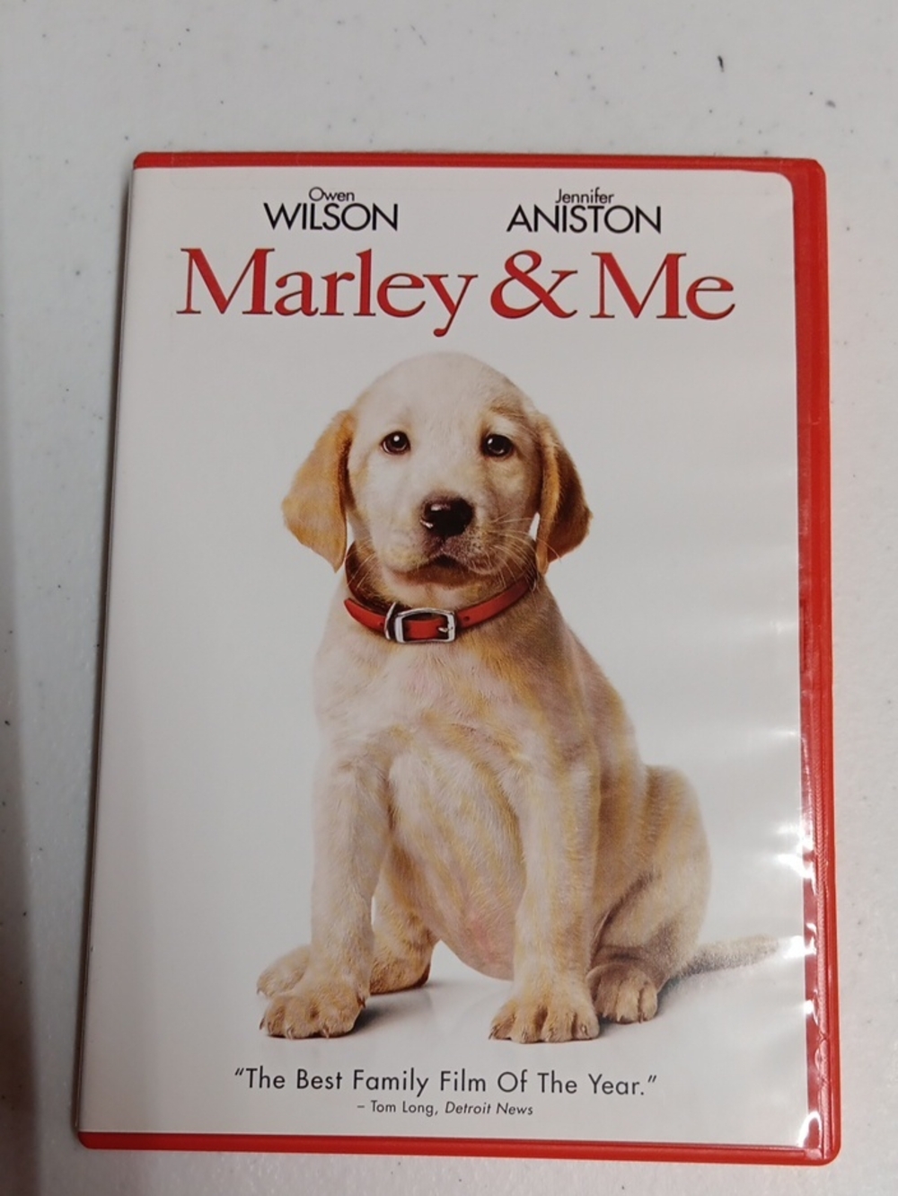 Marley & Me DVD Starring Jennifer Aniston And Owen Wilson